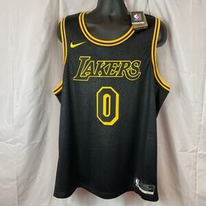 Nike Los Angeles Lakers Basketball Jersey Black Mamba DJ1433-012 Mens Size XXL